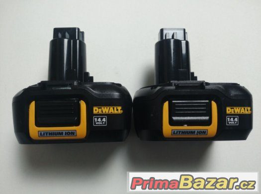 2 Kusy Akumulátor DeWALT DE9141 Li-ion 14,4V 1,1Ah