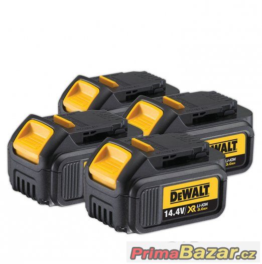 4 Kusy – Akumulátor DeWALT XR DCB140 14,4 V / 3,0Ah Li-Ion