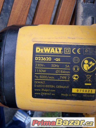 Kotoučová pila DeWALT D23620 Kotoučová pila DeWALT D23620