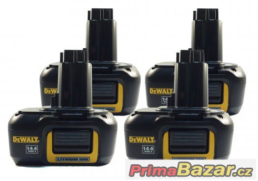 4 Kusy Akumulátor DeWALT DE9141 Li-ion 14,4V 1,1Ah