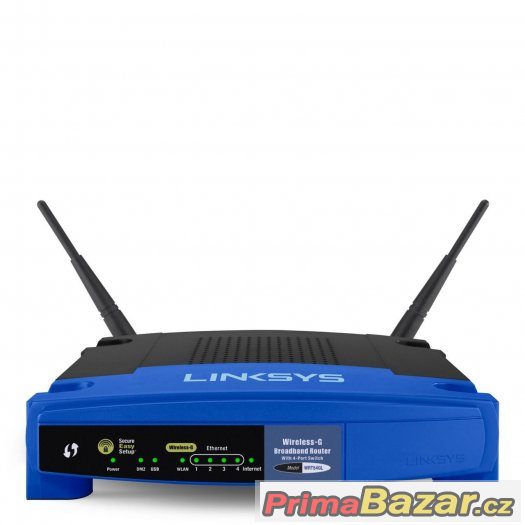Refabrikovaný WiFi Router Linksys WRT54GL 54Mbps 4xLAN