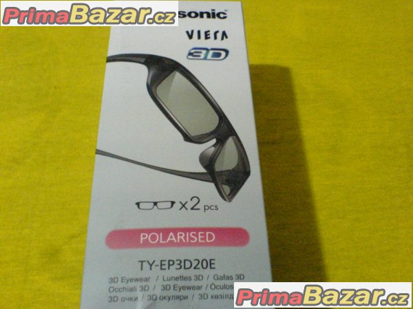 3D brýle Panasonic (2 kusy)