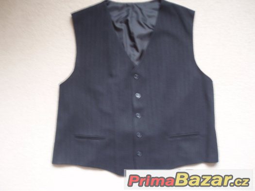 Prodám pánský oblek černý vel. XL Prodám pánský oblek černý vel. XL