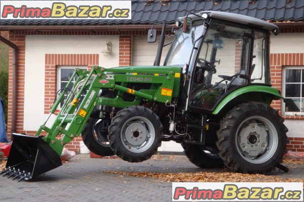 Kabinový traktor s čelním nakladačem ZOOMLION 504