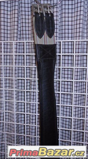 Podbřišník kožený Kentaur s gumou 120 cm černý Nový