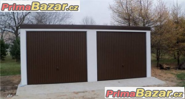 Montované garáže s omítkou Montované garáže s omítkou