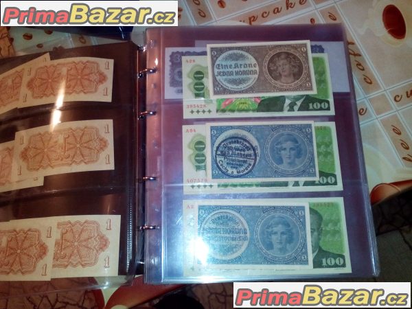 bankovky čsr 115 kusu,krasna sbirka