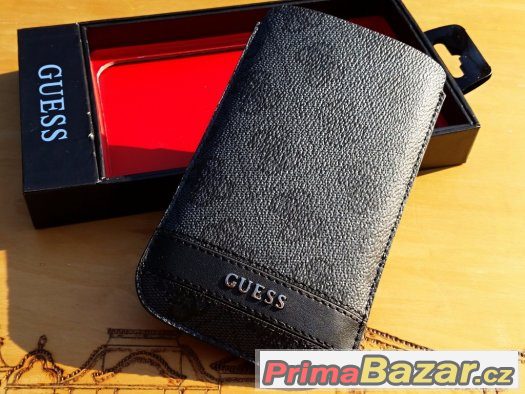 Guess černé Kožené Pouzdro vel. L 145x80 – fotografie 4