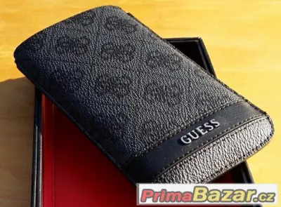 Guess černé Kožené Pouzdro vel. L 145x80