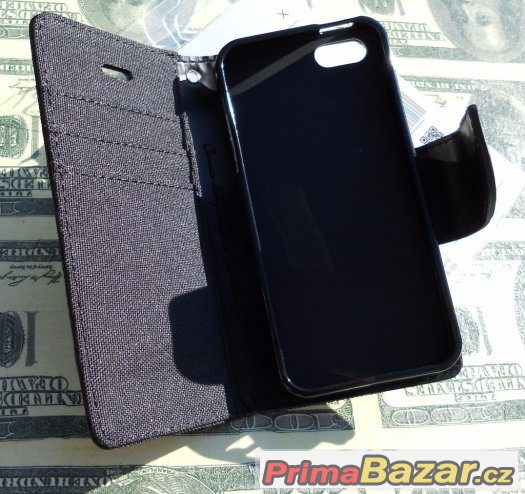 Apple iPhone 5 a iPhone 4 pouzdro typu peněženka