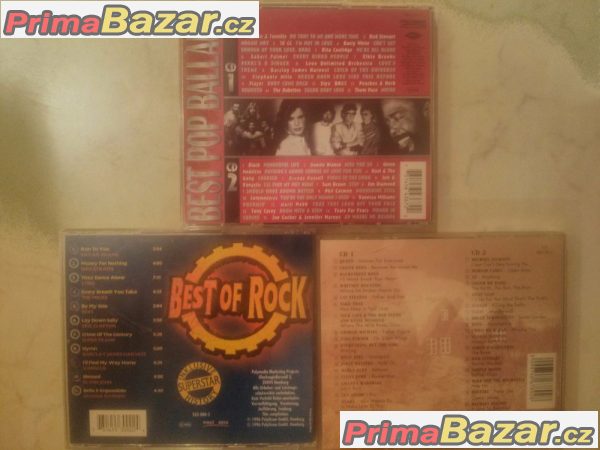Prodám originální CD - Best of Rock, Metal, Pop - balady