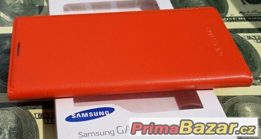 Samsung Note3 N9005 - Flip Pouzdro Oranžové Samsung Note3 N9005 - Flip Pouzdro Oranžové