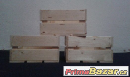 Dřevěná bedýnka 30x30x17
