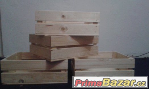 Dřevěná bedýnka 50x40x17