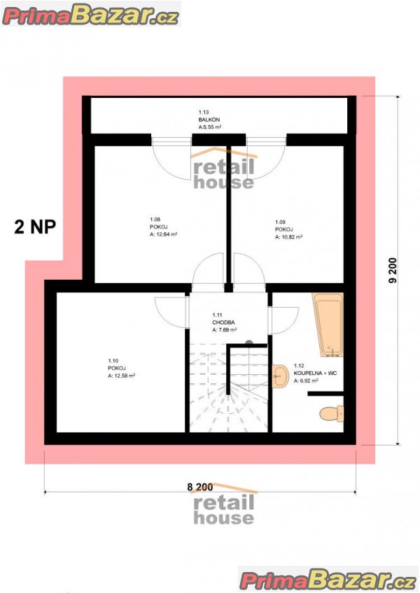 Rodinný dům Pegas Top Hit Plus, 5+kk+G, 124 m2