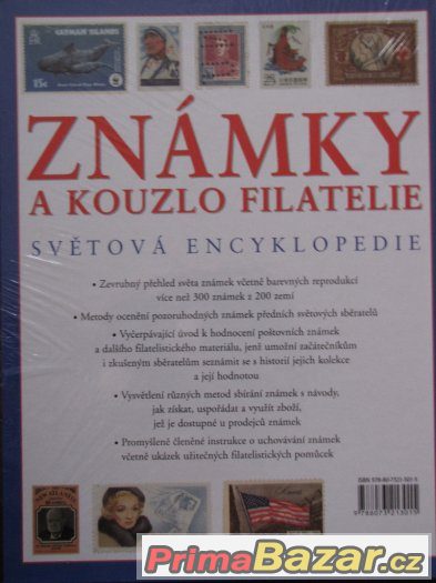 Známky - nepoužitá, nová knížka