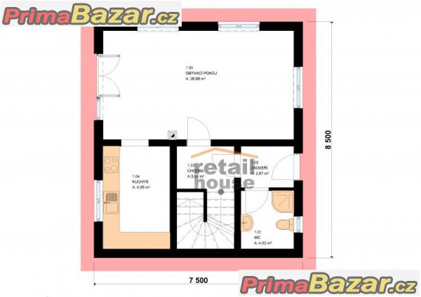 Rodinný dům Pegas New 2016, 5+kk, 97 m2