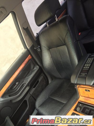 Kožený interier BMW E38, E39 černá, béžová, šedá Kožený interier BMW E38, E39 černá, béžová, šedá