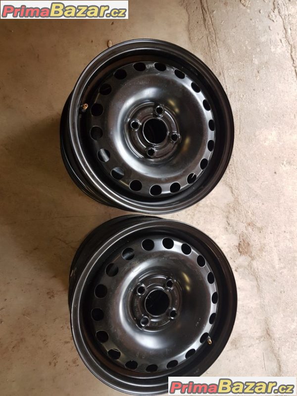 nové Plechove disky VW 1S060027 4x100 5jx14 et35 stred 57.1