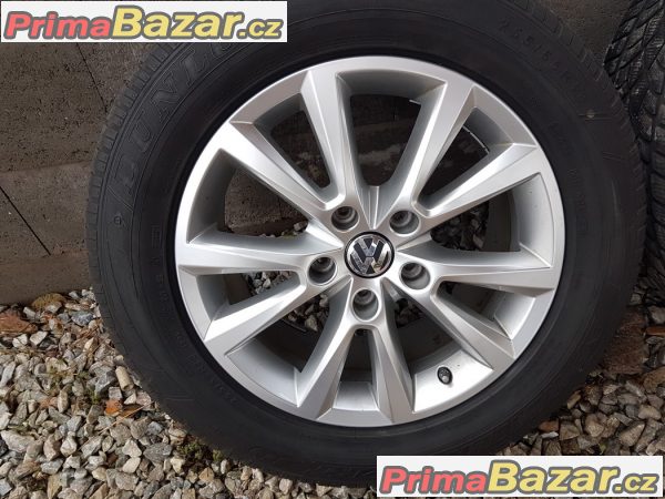 zánovní sada alu kola Karakum VW Audi 7P6601025C dot2015 5x130 8jx18 et53