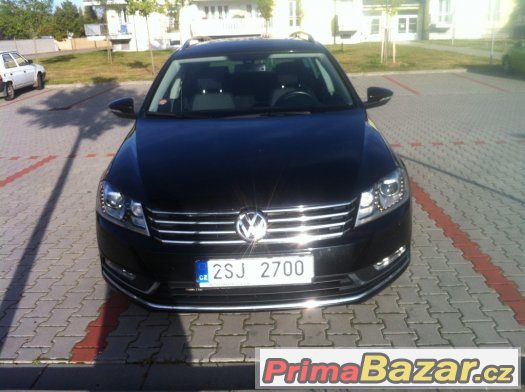 VW Passat B7 2,0 TDI r.v. 10/2012 nové v ČR, servis VW