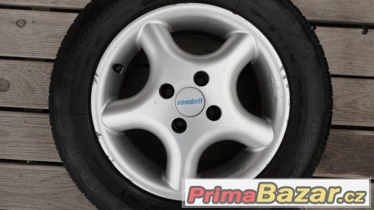 4x alu kola Rondell 4x100 + 4x letní pneu Fulda 185/65/R14