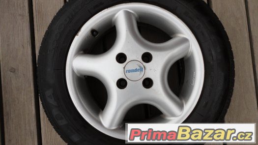 4x alu kola Rondell 4x100 + 4x letní pneu Fulda 185/65/R14