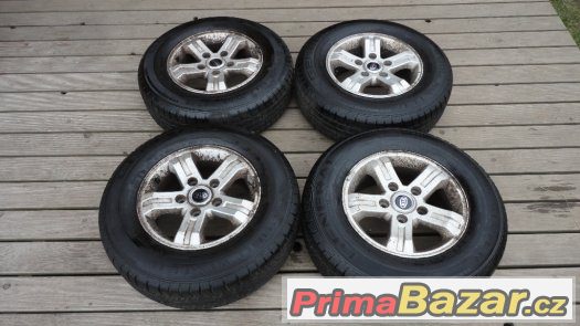 4x alu kola Kia R16 5x114,3 + 4x zimní pneu 225/75/R16