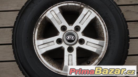 4x alu kola Kia R16 5x114,3 + 4x zimní pneu 225/75/R16