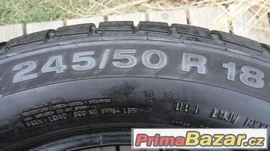 2x zimní pneumatiky Continental 245/50/R18