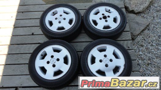 4x alu kola Ford R14 4x108 + 4x letní pneu 185/60/R14