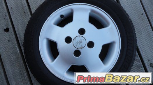 4x alu kola Ford R14 4x108 + 4x letní pneu 185/60/R14