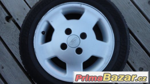 4x alu kola Ford R14 4x108 + 4x letní pneu 185/60/R14