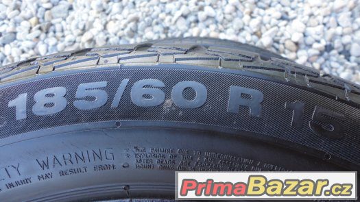 2x zimní pneumatiky Continental 185/60/R15