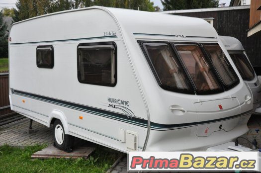 karavan ELDDIS Hurricane XL - 2-3 os., nádherný stav-PRODÁNO