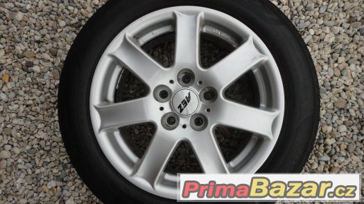 4x alu kola Rial R16 5x112 + 4x letní pneu 205/55/R16