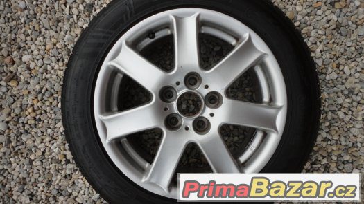 4x alu kola Rial R16 5x112 + 4x letní pneu 205/55/R16