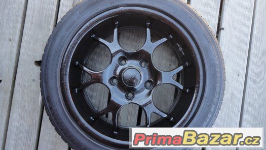 4x alu kola Borbet R16 5x120 + 4x letní pneu 205/50/R16