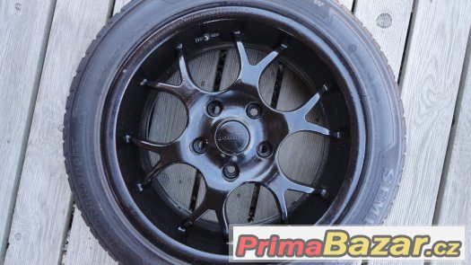 4x alu kola Borbet R16 5x120 + 4x letní pneu 205/50/R16 4x alu kola Borbet R16 5x120 + 4x letní pneu 205/50/R16