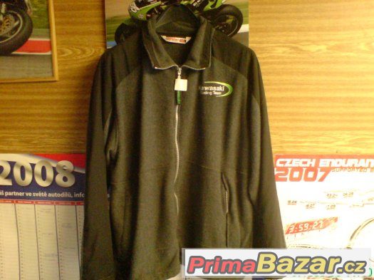 Mikina Kawasaki racing team na zip, vel: M