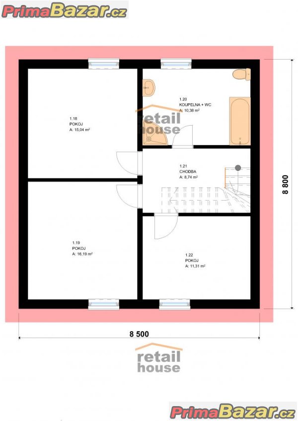 Rodinný dům Florida 4+kk, 123 m2