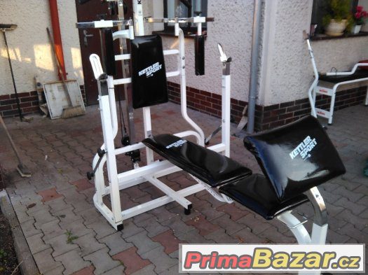 Kettler Sport zánovní posilovací lavice na bench top stav