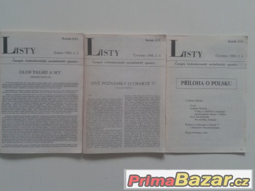 Listy (Časopis československé socialistické opozice )