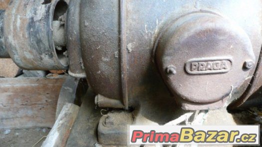 PRAGA,historický stabilní elektromotor PRAGA,historický stabilní elektromotor