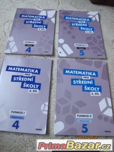 Prodám levně čebnice Matematiky pro střední školy - FUNKCE