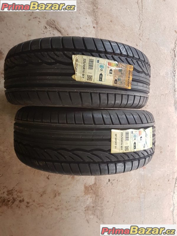 2x nova pneu dot1915 Dunlop sp sport 01 225/55 r16