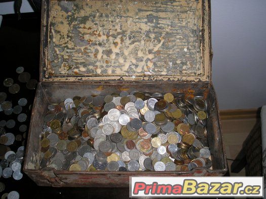 Prodám mince Celý svět+ Československo + I,II světová válka