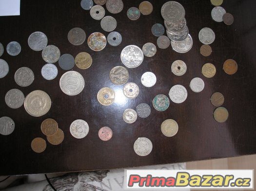 Prodám mince Celý svět+ Československo + I,II světová válka