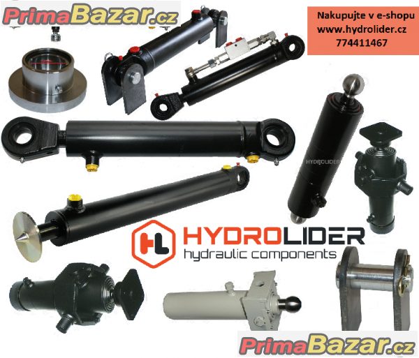 Hydraulický rozvaděč,čerpadlo,orsta,hrot,hadice,pístnice,rotator