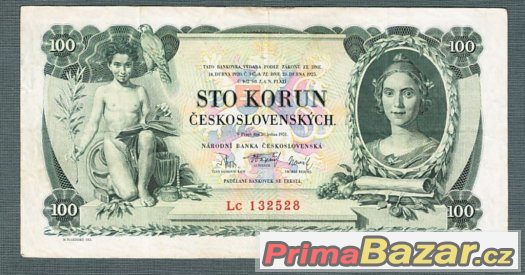 Staré bankovky - 100 korun 1931 neperforovana